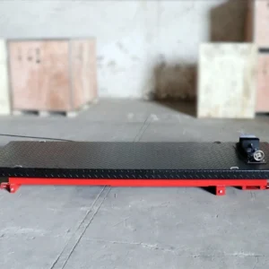 Bàn giao bàn nâng xe mô tô Lộc Phát 500kg cho khách hàng, chạy thử tải, nghiệm thu hoàn thiện.