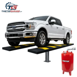 Cầu nâng 1 trụ âm nền AIRTEK 4 tấn rửa xe ô tô, nhập khẩu Ấn Độ chính hãng, giá tốt nhất tại Lộc Phát.