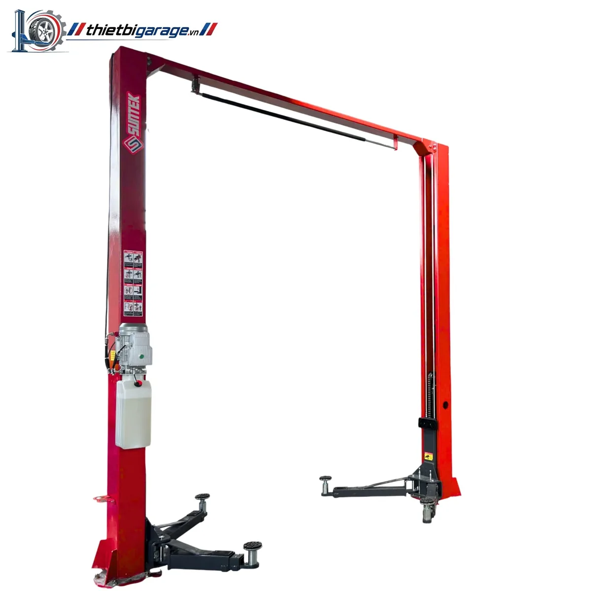cầu nâng ô tô 2 trụ cổng trên cho garage chuyên nghiệp