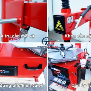 Chi tiết các nút bấm trên tủ điều khiển máy tháo vỏ SunTek LP-900.