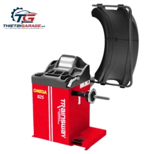 Máy cân lốp ô tô OMEGA 825 chính hãng Lộc Phát, thiết bị cân bằng động bánh xe chuyên nghiệp cho garage.