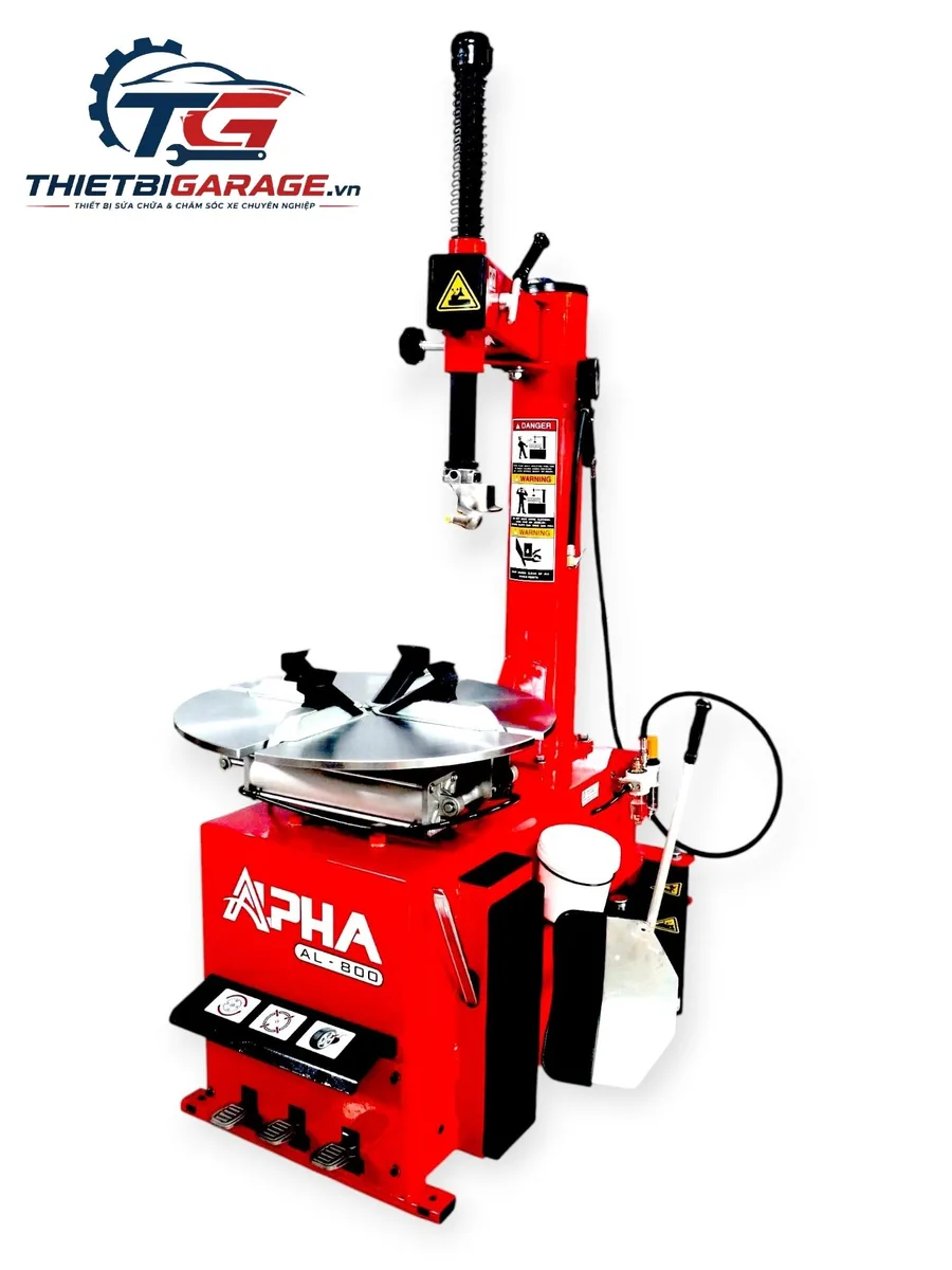 Máy tháo lốp ALPHA AL-800, thiết bị sửa chữa ô tô chính hãng, giá rẻ.