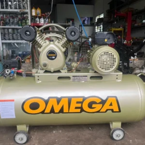 Toàn cảnh máy nén khí Omega 3HP bình chứa 100L
