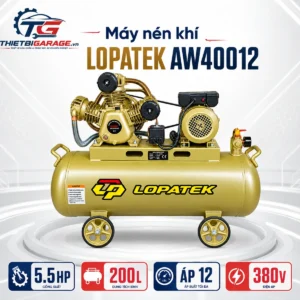 Máy Nén Khí LOPATEK AW40012 5.5HP 200L 380V Áp 12 Bar