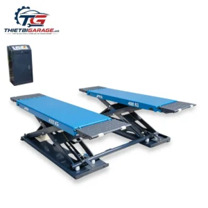 Cầu nâng ô tô kiểu xếp Alpha AL-4XD chính hãng Lộc Phát sức nâng 4 tấn