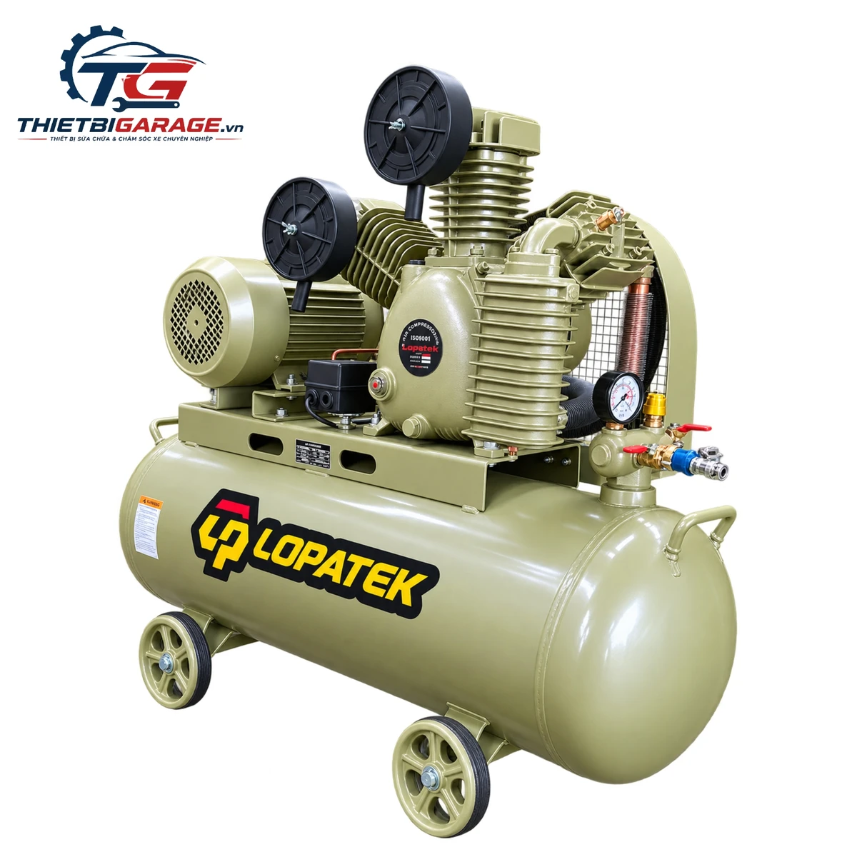 Máy nén khí LOPATEK 4HP 200L - Giải pháp khí nén tối ưu Máy nén khí LOPATEK 4HP 200L chính hãng, công suất mạnh mẽ cho garage chuyên nghiệp.