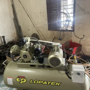 Máy nén khí Lopatek AW20012 3HP 100L chính hãng, áp suất 12 Bar