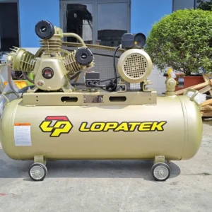 Máy nén khí Lopatek AW20012 3HP 100L chính hãng, áp suất 12 Bar.