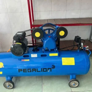 Máy nén khí Pegalion 2HP 120L được bàn giao và lắp đặt tại tiệm