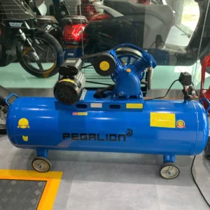 Máy nén khí Pegalion 2HP 120L màu xanh tại showroom xe máy điện