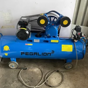 Máy nén khí Pegalion 2HP 120L vận hành thực tế tại tiệm Biên Hòa