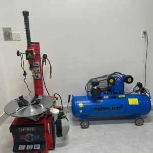 Máy nén khí Pegalion 3HP cấp khí cho máy tháo lốp