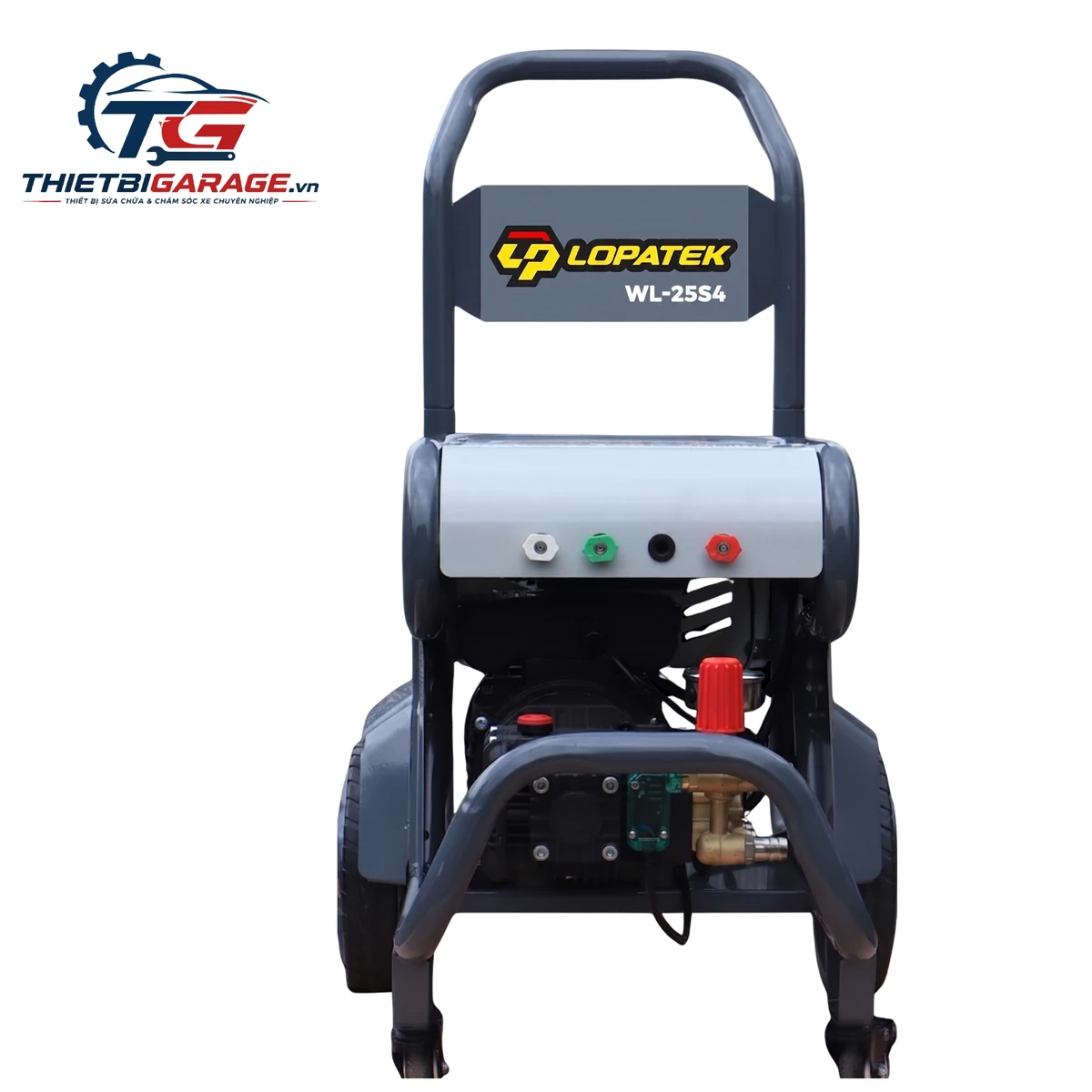Máy rửa xe cao áp Lopatek WL-25S4 2.5KW chính hãng cho gara ô tô, công suất 90 Bar.