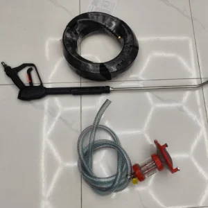 Phụ kiện máy rửa xe cao áp LOPATEK WL-75S4: súng phun, dây cao áp 15m, lọc nước.
