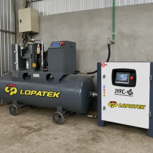 Máy sấy khí Lopatek JS-10A lắp cùng hệ thống máy nén khí trục vít 10HP