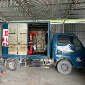 LP-910 được vận chuyển bằng xe tải đến điểm lắp đặt