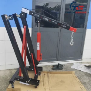 chi tiết ty ben thủy lực và tay gạt cẩu móc động cơ 2 tấn