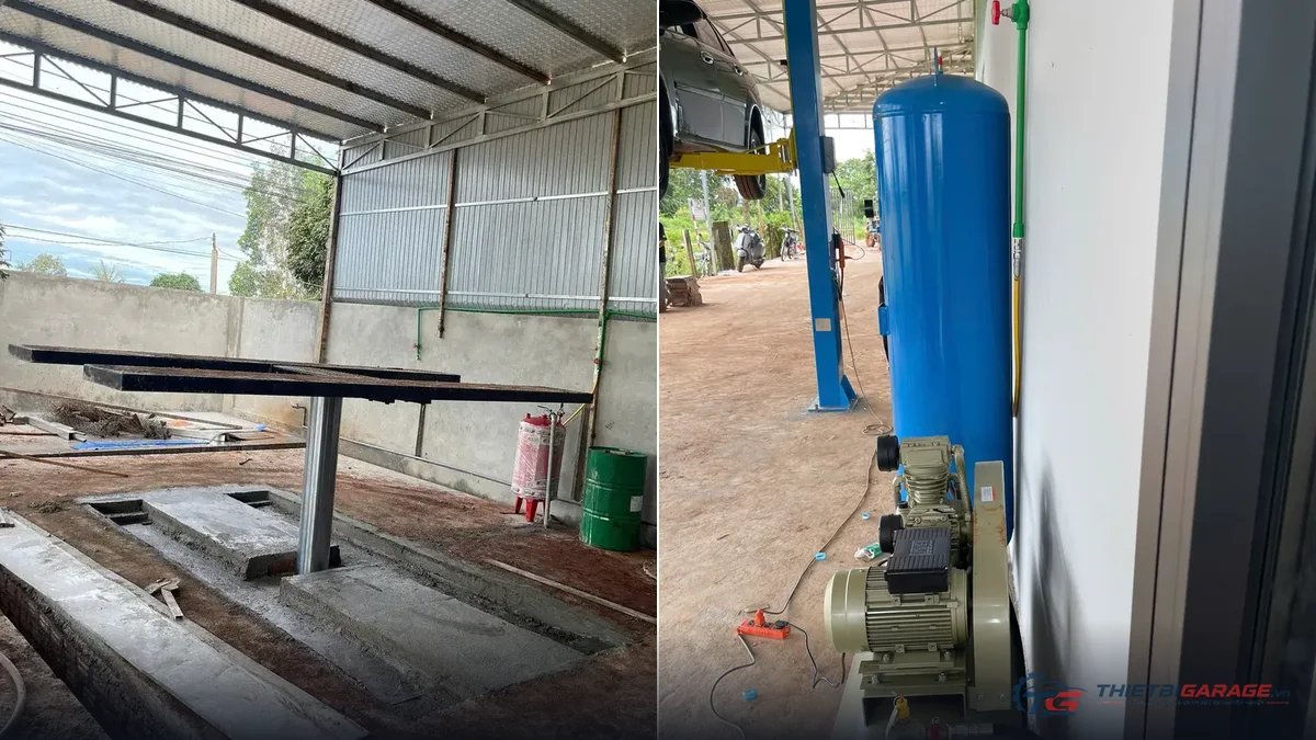Dự án bàn giao trọn gói thiết bị gara rửa xe và sửa chữa ô tô chuyên nghiệp tại Đăk Đoa, Gia Lai