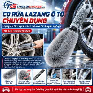 Bản vẽ cấu tạo và tính năng cọ rửa lazang ô tô