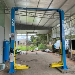 Lắp đặt bình tích khí nén đứng 300L áp lực 12.5 bar tại xưởng bảo dưỡng xe