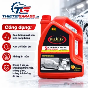Công dụng nước rửa xe bọt tuyết Pallas can 6 lít chính hãng