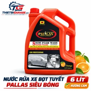 Nước rửa xe bọt tuyết Pallas 6 lít hương cam thơm mát