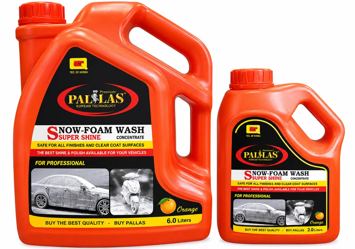 Các quy cách can 6 lít và can 2 lít bọt tuyết Pallas