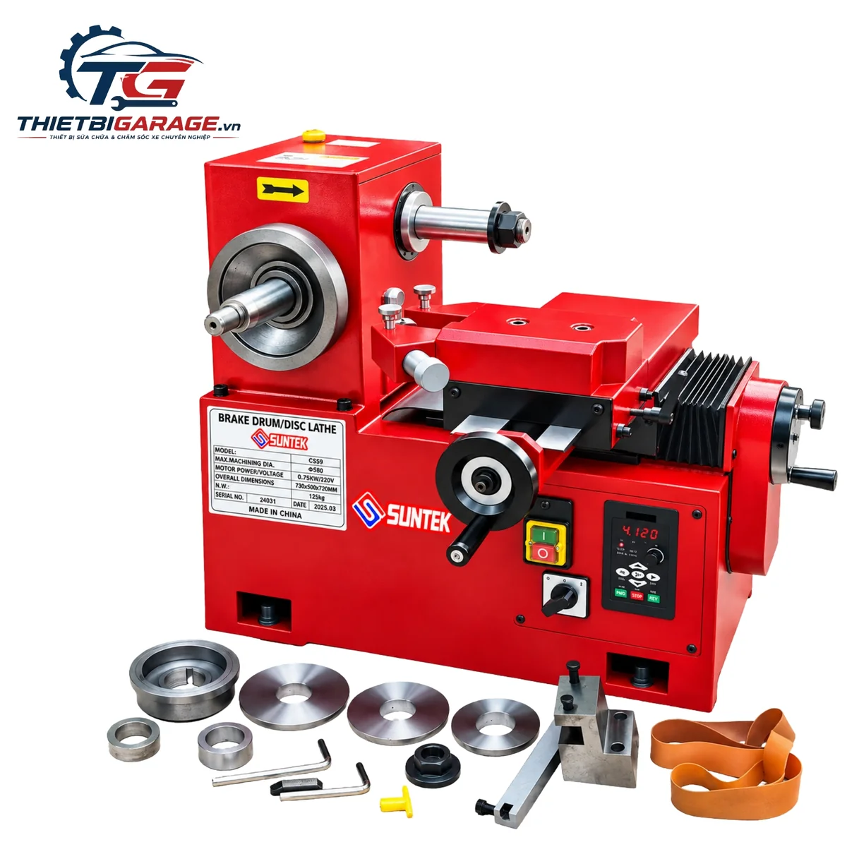 Máy Láng Đĩa Phanh Và Tang Trống Ô Tô SunTek C450 chính hãng