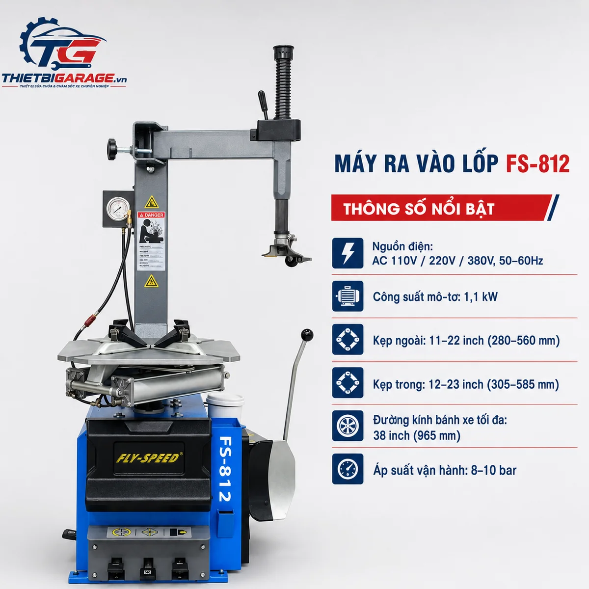 máy tháo lốp Fly Speed FS-812