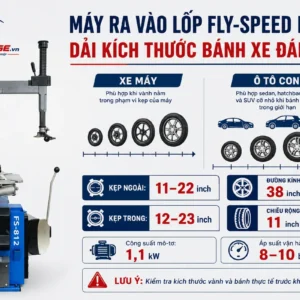 Thông số kỹ thuật máy tháo lắp lốp Fly Speed FS-812