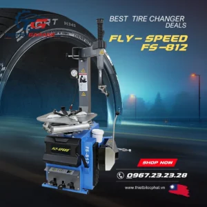 Hệ thống bàn đạp điều khiển chân máy tháo lốp FS-812