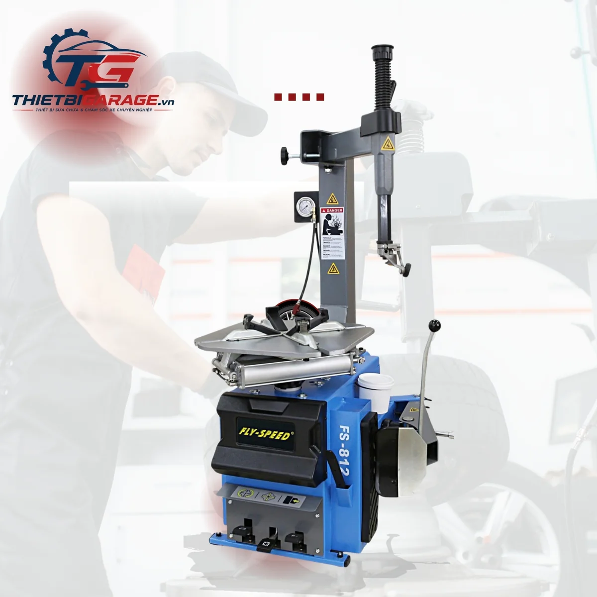 Bộ lọc khí nén và tra dầu bôi trơn tự động FS-812