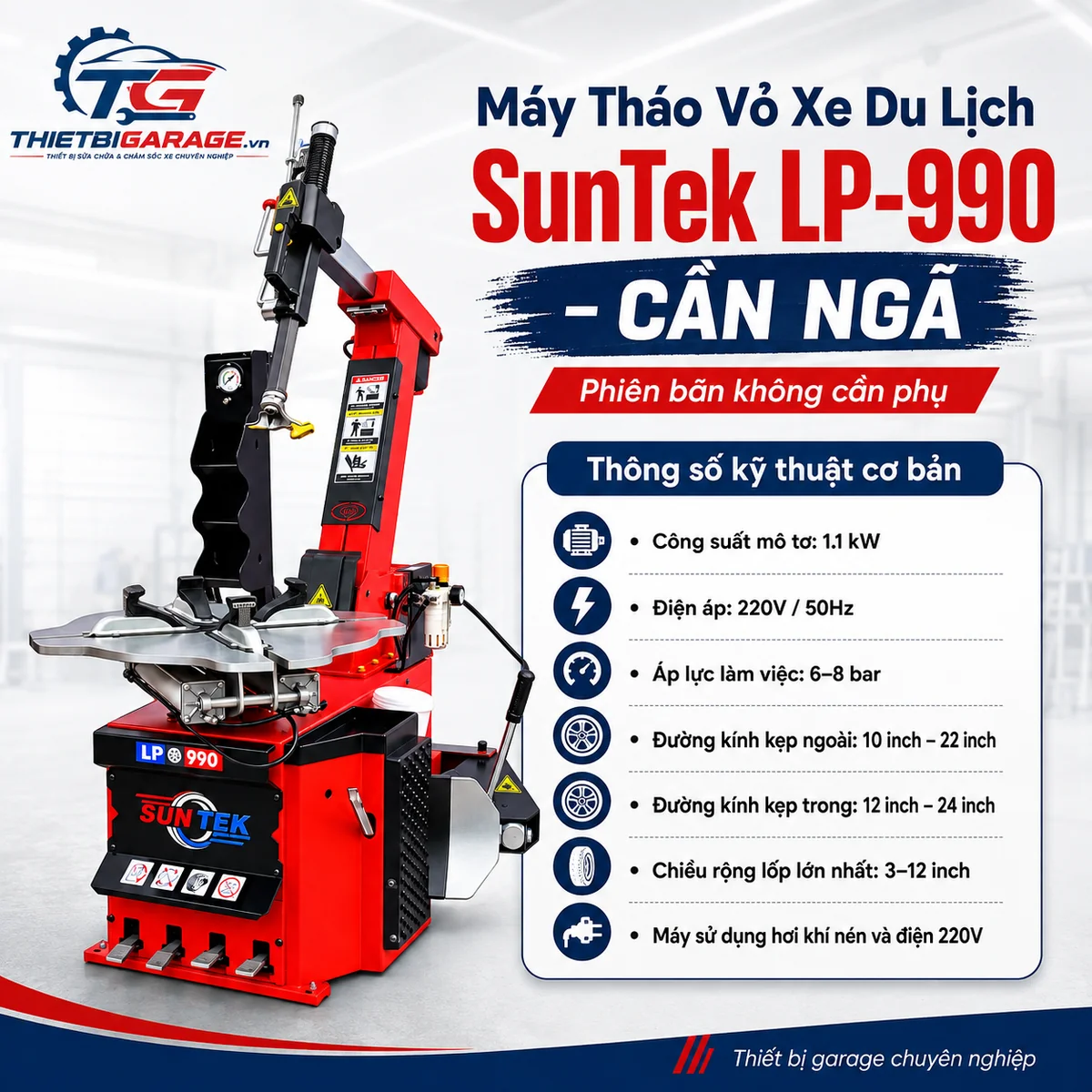 máy tháo lốp Suntek LP-990