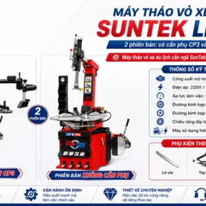 Bảng thông số kỹ thuật và kích thước máy tháo lốp Suntek LP-990