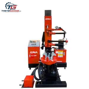 Tổng thể thiết kế khung máy tháo vỏ xe tải kiểu đứng Alpha AL-1300 chịu lực cao