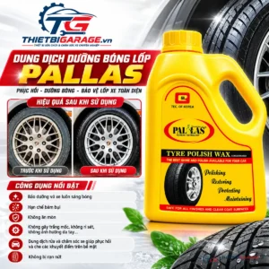 So sánh hiệu quả trước và sau khi quét wax bóng vỏ xe Pallas
