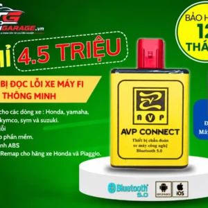 Máy Đọc Lỗi Xe Máy AVP CONNECT Bluetooth 5.0 (HH0012701163) bàn giao lắp đặt thực tế tại xưởng May Doc Loi Avp Connect