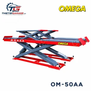 Cầu nâng ô tô kiểu xếp 2 tầng hiệu Omega Model OM-50A tải trọng 5.0 tấn điện 3 pha 380V