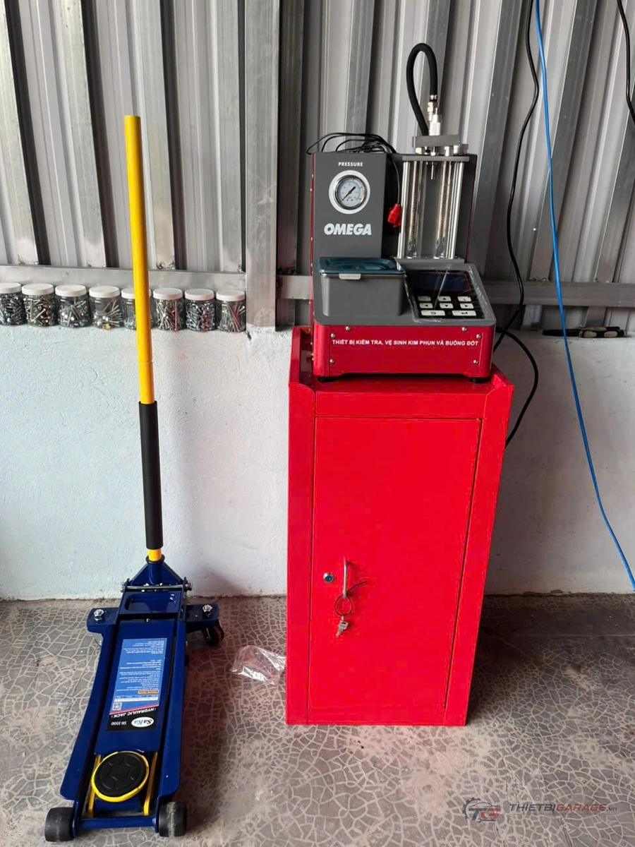 Mở hộp đập hộp máy súc kim phun OMEGA OM-3F mới nguyên thùng tại tiệm xe máy An Giang