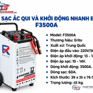 Thông số máy sạc ắc quy ERITO F3500A