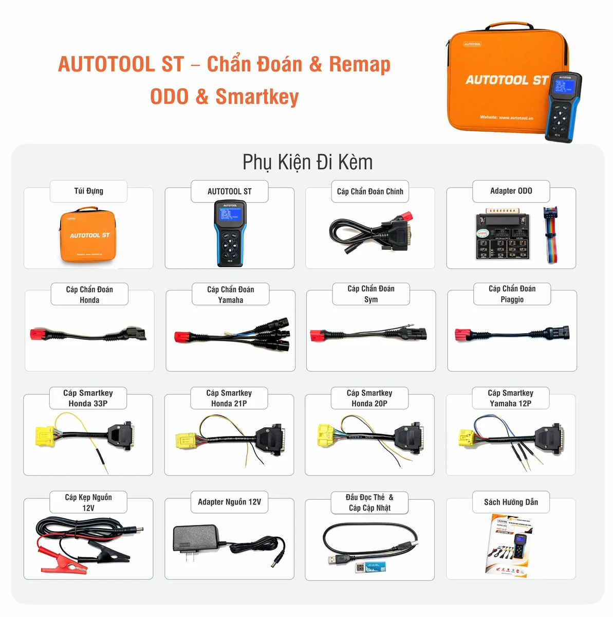 Giao diện phần mềm AutoTool ST kết nối SmartTool 2 nạp map và đồng bộ máy tính
