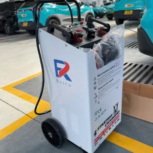 Hình ảnh bàn giao thực tế máy sạc ắc quy ERITO F2500A tại xưởng dịch vụ