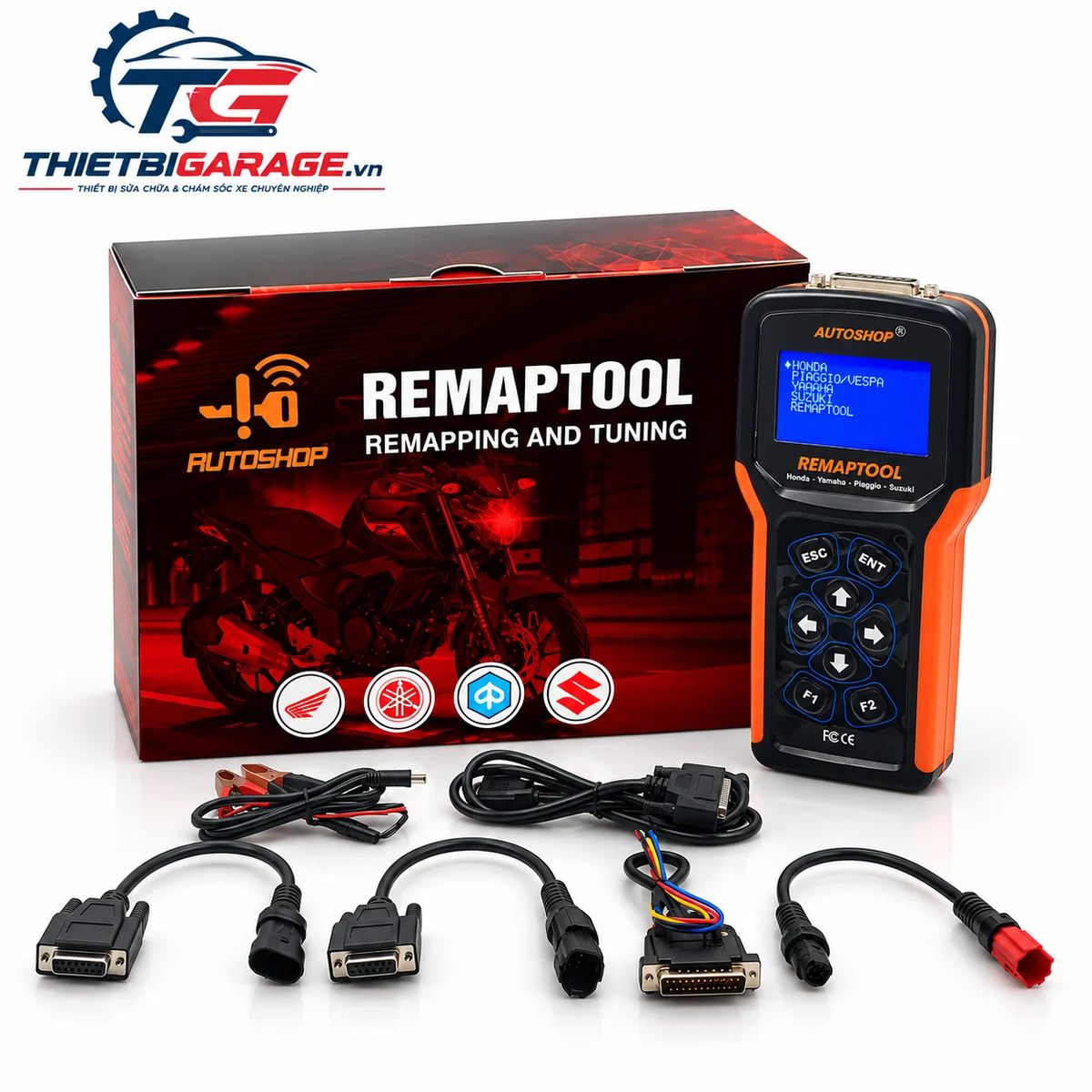 Thiết bị nạp phần mềm và Remap ECU xe máy Autoshop RemapTool chuyên sâu