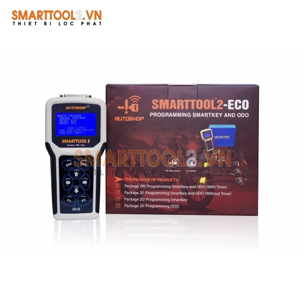 Mặt Trước Máy Smarttool ECO Với Màn Hình LCD Màu Và Bàn Phím Điều Hướng