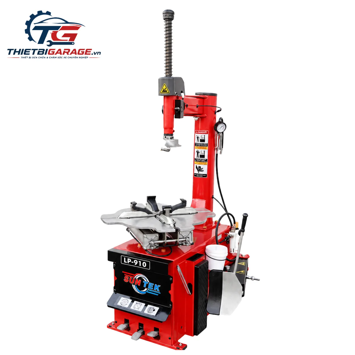 Máy tháo lốp Suntek LP-910 220V cho xe máy và ô tô du lịch nhìn chính diện
