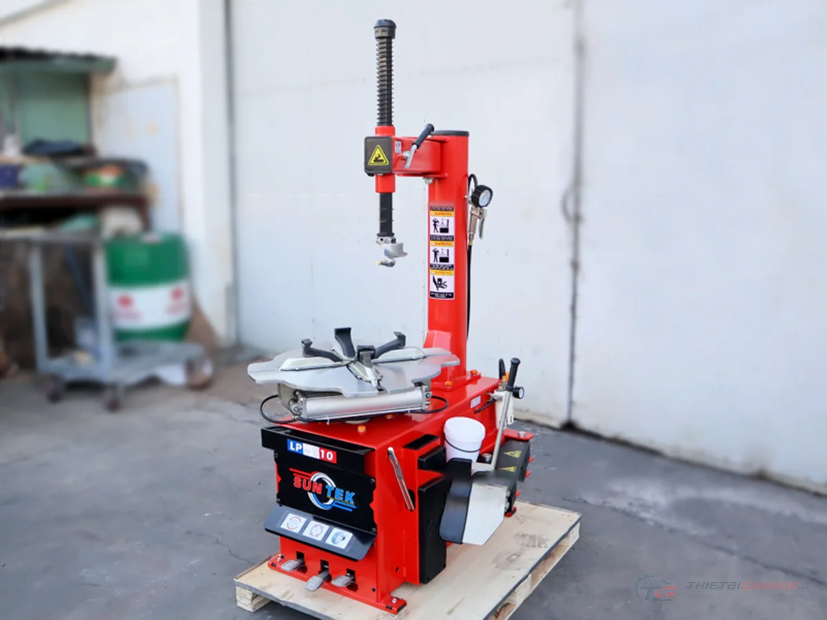 Máy tháo lốp Suntek LP-910 nguyên đai nguyên kiện đóng pallet gỗ chắc chắn trước khi xuất xưởng