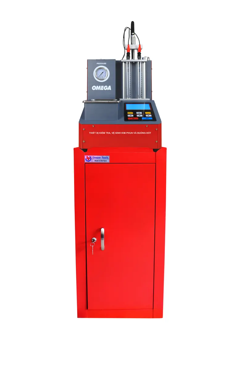 Máy Kiểm Tra & Vệ Sinh Kim Phun Buồng Đốt OMEGA OM-3F (HH0001890) bàn giao lắp đặt thực tế