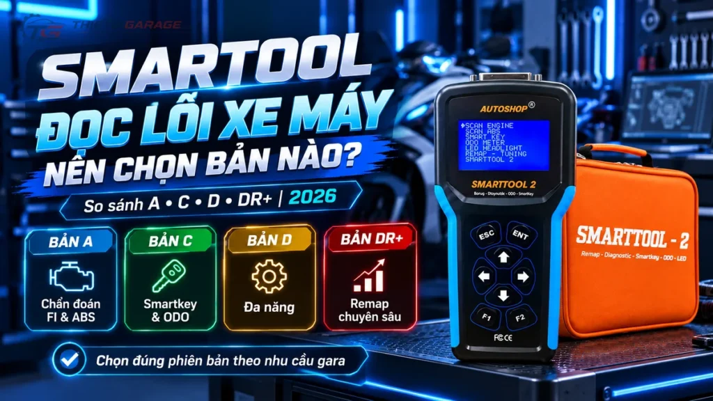 Smarttool 2 nên mua bản nào so sánh chi tiết bản A C D DR+ năm 2026