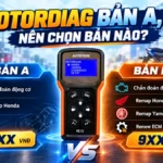 So Sánh MOTORDIAG Bản A Và Bản B Cho Gara Sửa Chữa Xe Máy