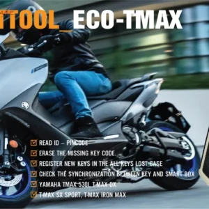 Tính Năng Lập Trình Khóa Thông Minh Yamaha TMAX 530 Máy Smarttool ECO